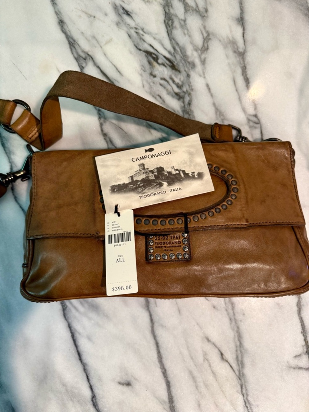 Gorgeous Campomaggi Leather Bag NWT